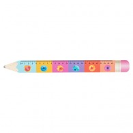 Règle personnalisable 24cm en forme de crayon
