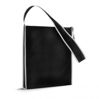 Non-woven shoulder bag for fairs and exhibitions