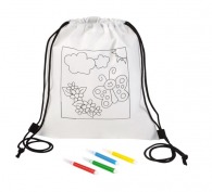 Colourful hobby colouring backpack