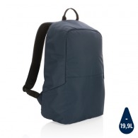 Anti-theft backpack in rpet impact aware