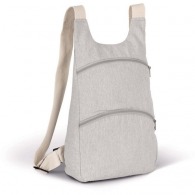 Recycelter Rucksack mit diebstahlsicherer Rückentasche