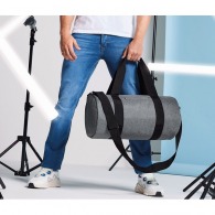 Contrasting travel bag - Varsity Barrel Bag