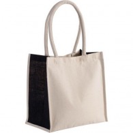 Shopping bag in cotton / jute - 17 l