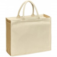 Cotton and jute cooler bag riviera