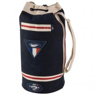 Navy Bag With Badges