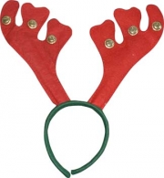 Reindeer headband with 3 bells