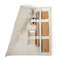 Writing set in cotton pouch