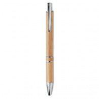 Bambú y bolígrafo de aluminio