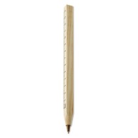 Photo de Stylo bille - règle en bois