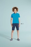 Camiseta de cuello redondo niño blanco 150 g soles - niños regentes - 11970b
