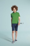 Camiseta de cuello redondo color niño 190 g soles - niños imperiales - 11770c