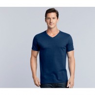 Gildan-T-Shirt mit V-Ausschnitt