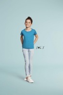 T-shirt enfant publicitaire blanc 150 g sol's - cherry - 11981b