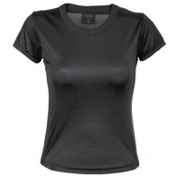 Camiseta técnica de mujer en poliéster panal de 135 g/m2