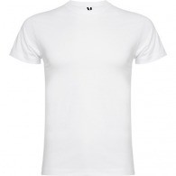 T-shirt manches courtes tissé en jauge fine pour un rendu plus compact BRACO (Blanc, Tailles enfants)