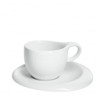 tasse à café en porcelaine avec sa sous-tasse