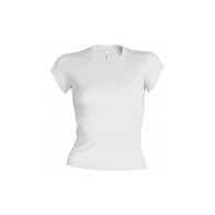 T-Shirt, Damen, Kurzarm, Rundhalsausschnitt Kariban