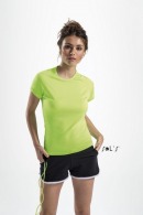 Sportliches Damen-T-Shirt mit Raglanärmeln - Farbe