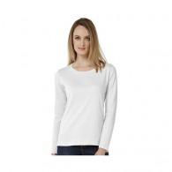 Tee-shirt manches longues basique et moderne pour femme - Blanc - B&C