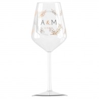Four-coloured wine glass - 30cl