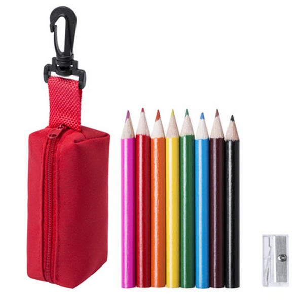 Crayons de couleur publicitaires, Boîte ou étui de crayon de couleur  personnalisé