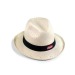Chapeau paille blanche DOULOS, chapeau de paille reclame
