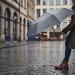 Parapluie pliable recyclé bedrijfs cadeau