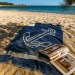 Serviette de plage recyclée ANCRE bedrijfs cadeau