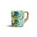 Mug avec anse en bois coloré, Mug fabriqué en Europe pubblicitario