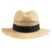 Chapeau pail. dor. PANAMA, chapeau de paille reclame