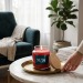 Bougie en jarre 430g 65H, bougie reclame