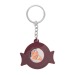 Porte-clés PVC souple + jeton métal bedrijfs cadeau