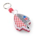 Porte-clés mousse eva 50x30 mm, porte-clés en mousse pubblicitario