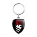 Porte-clés zamac forme blason - P.U.H.T neutre cadeau d’entreprise