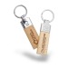 Plazza-Schlüsselanhänger aus Holz Geschäftsgeschenk