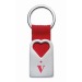 Miniature du produit Porte-clef coeur en métal bonheur 3