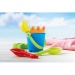 Strandspielzeug 6 Stück, Schaufel, Rechen und Strandeimer Werbung
