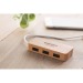 3-Port-USB-Hub Bambus Geschäftsgeschenk