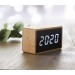 Horloge à LED en bambou cadeau d’entreprise