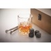  Set whisky avec boîte bambou, Glaçon à whisky publicitaire