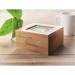 Caja de té de bambú regalo de empresa