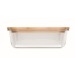 Lunchbox aus Glas und Bambus, Nachhaltige Lunchbox Werbung