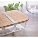 Lunchbox en verre et bambou, Lunchbox durable publicitaire
