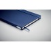 Carnet A5 couverture rPET 600D, carnet recyclé publicitaire