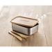 Lunchbox de metal y bambú con cubertería regalo de empresa