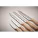  Set de 5 couteaux dans socle, couteau de cuisine publicitaire