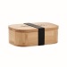 Lunch box en bambou 650ml, boîte repas publicitaire