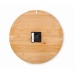 Miniatura del producto ESFERE Reloj de pared redondo de bambú 2