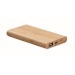 Powerbank bambou de 4000 mAh bedrijfs cadeau