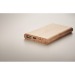 Powerbank bambou de 4000 mAh, Batterie de secours ou powerbank reclame